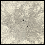 Personalised Old Map of Manchester