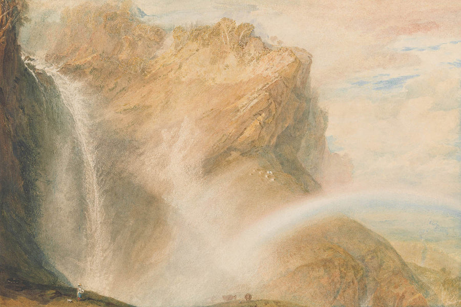 Upper Fall of the Reichenbach: Rainbow by Turner, 1810
