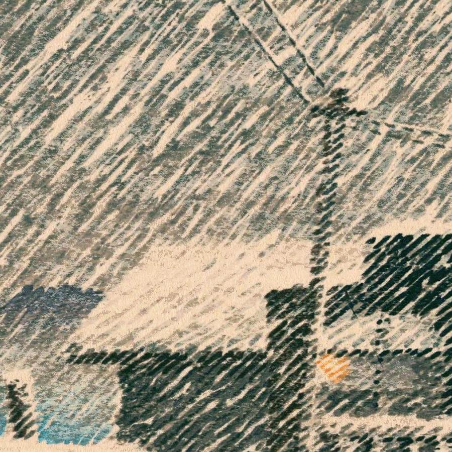 Schneesturm in Tsukishima von Hasui Kawase, 1935 
