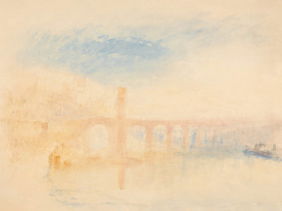 The Moselle Bridge, Coblenz by Turner, 1842