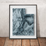 Utah Topographic 3D Relief Map