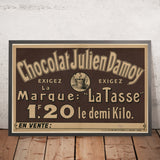 Chocolat Julien Damoy Vintage Chocolate Poster, 1903