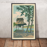 Shinto-Schrein und See von Hasui Kawase, 1935 
