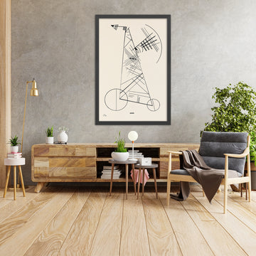 A framed image of 