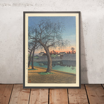 A framed image of 