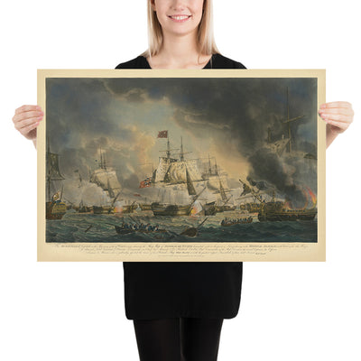 Battle of Camperdown: The Dutch Fleet Defeated in 1797, by Robert Dodd