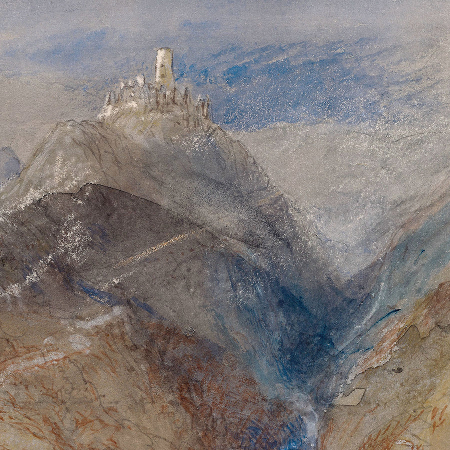 Castello in alto vicino a Ginevra di Turner, 1836 