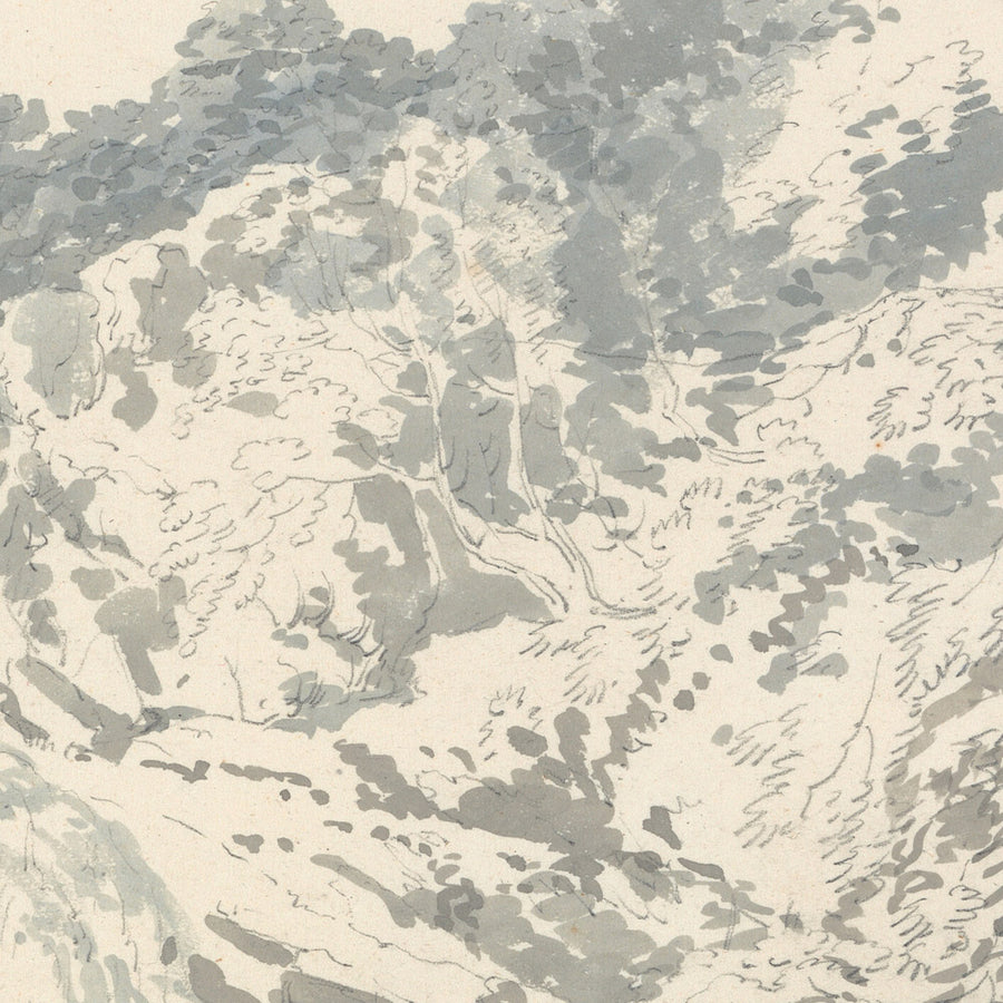 Landscape with Waterfall by Turner, 1796