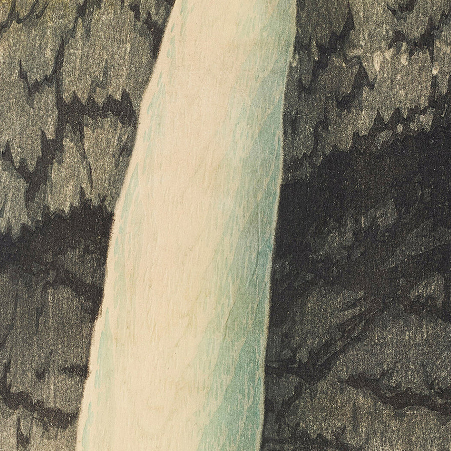Cascata Kegon a Nikko di Hasui Kawase 1935 