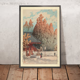 Asama Shrine in Shizuoka by Hasui Kawase, 1934