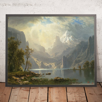A framed image of 