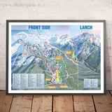 Lake Louise Ski Trail Map, Canada