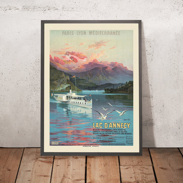A framed image of 
