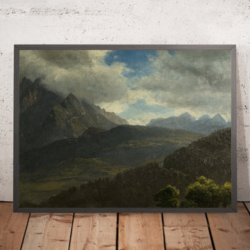 A framed image of 