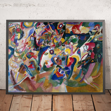 A framed image of 