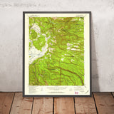 Old Map of Los Alamos, New Mexico by USGS, 1953 – Santa Fe, Bandelier National Monument & Rio Grande
