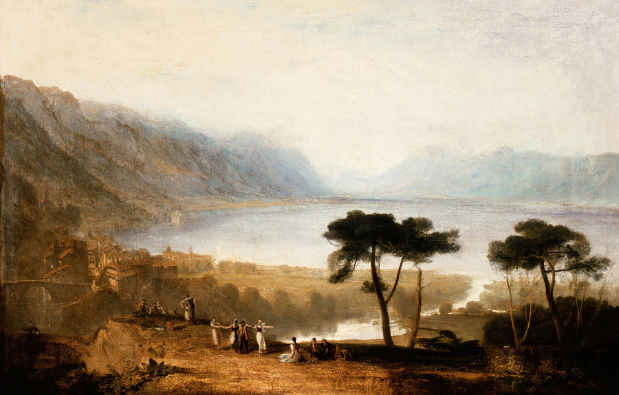 Lac Léman depuis Montreux par Turner, 1810 