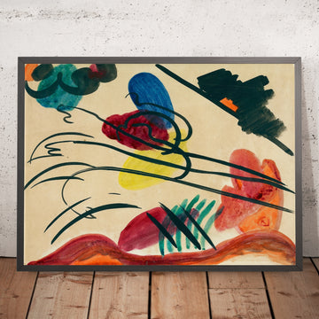 A framed image of 