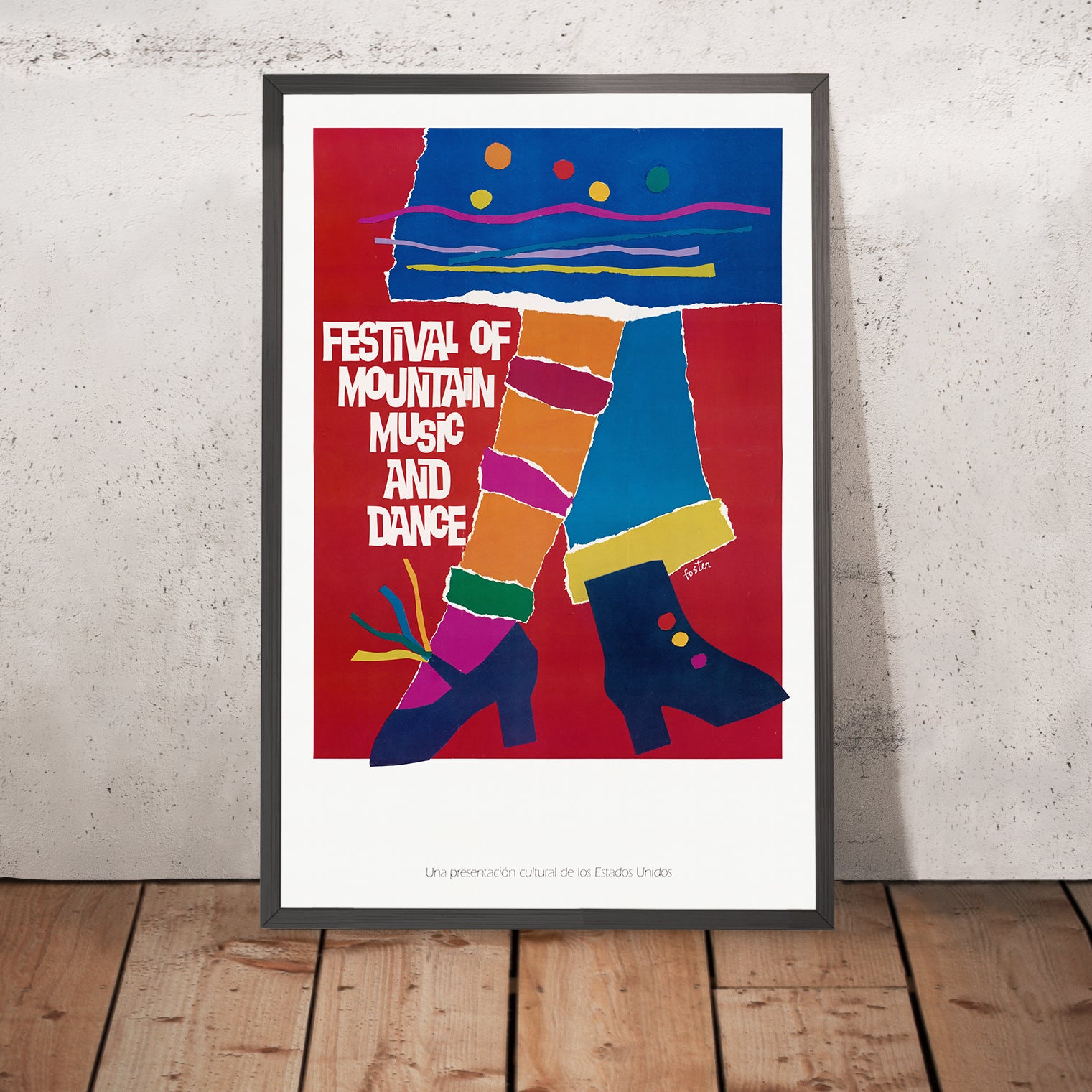 United States Travel Poster: Festival of Mountain Music and Dance, 195 ...