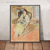 Ragazza giovane seduta, vestito giallo (Seated young girl, yellow dress) di Henri Matisse, 1912 