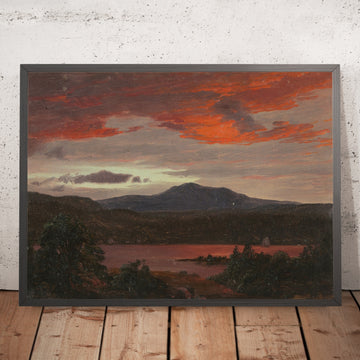 A framed image of 