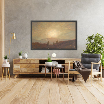A framed image of 