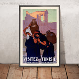Tunisia Travel Poster: Dougga. Visitez la Tunisie by Joseph de La Nézière, 1929