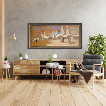 A framed image of 