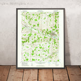 Old Map of Granville, Ohio by USGS, 1961 – Licking County & State Route 661