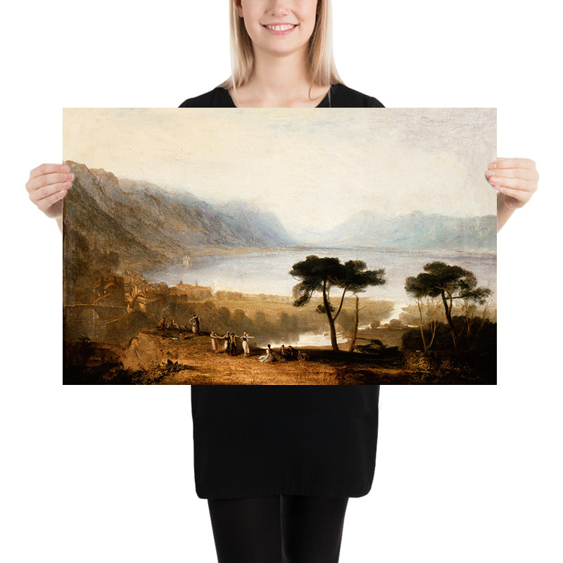 Lac Léman depuis Montreux par Turner, 1810 