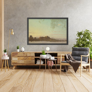 A framed image of 