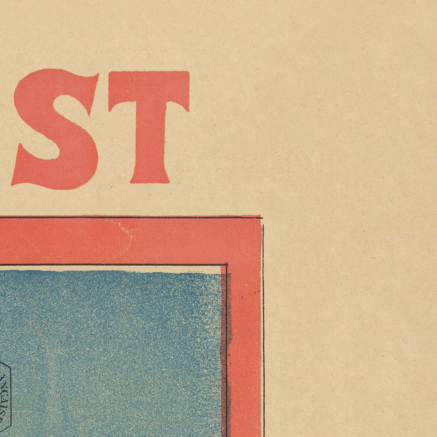 Villerville Travel Poster: Chemin de Fer de l’Ouest by Imp. Camis, 1890