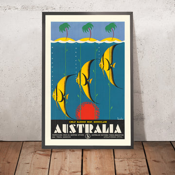A framed image of 