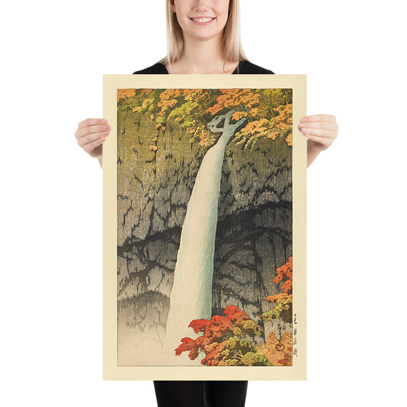 Cascata Kegon a Nikko di Hasui Kawase 1935 