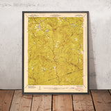 Old Map of Cashiers, North Carolina by USGS, 1947 – Nantahala National Forest & South Carolina State Line