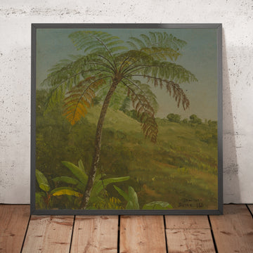 A framed image of 