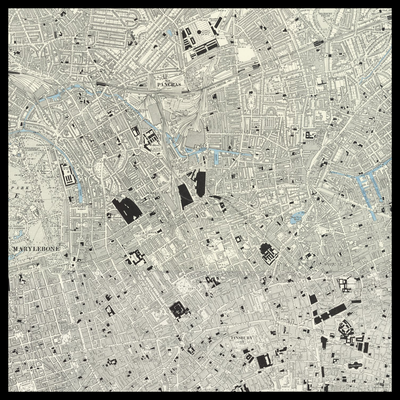 An old Ordnance Survey map of King's Cross