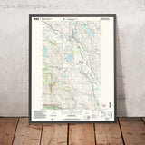 Map of Winthrop, Washington by USGS, 2002 – Methow River, Pearrygin Lake & Okanogan National Forest
