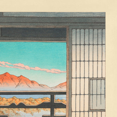 Morning at the Arayu Spa Hotel in Shiobara by Hasui Kawase, 1935