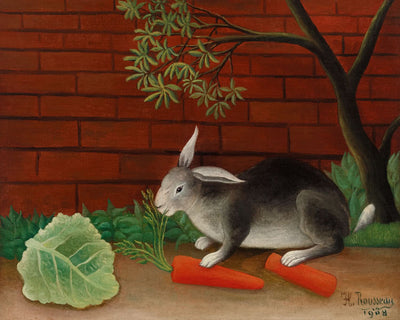 Le repas du lapin (Le Repas du lapin) d'Henri Rousseau, 1909