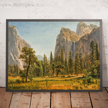 A framed image of 