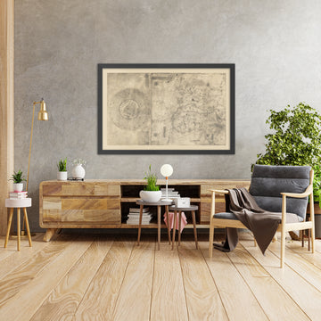 Portolan Mappa Mundi de Cristóbal Colón, 1492: Conquista de Granada, Era de los Descubrimientos 