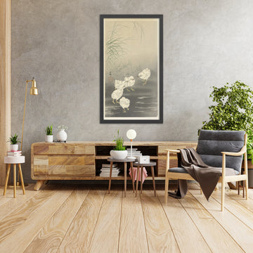 A framed image of 