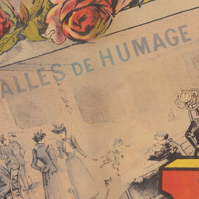 Luchon Travel Poster: La Reine des Pyrénées by Imp. Camis, 1890