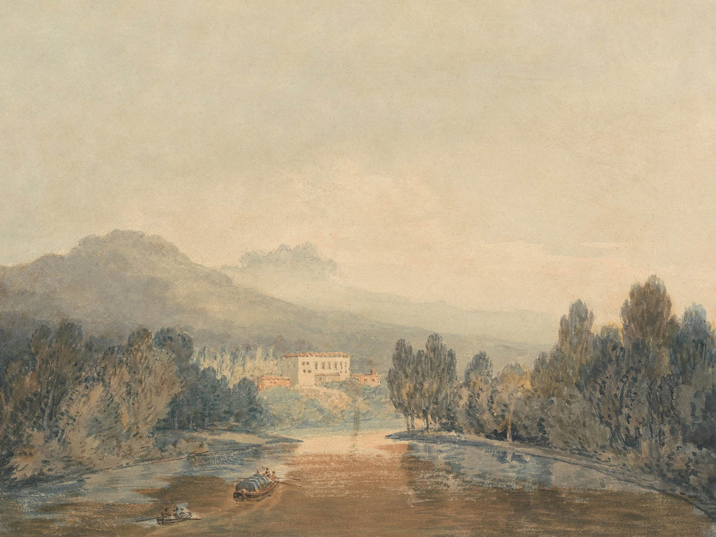 Villa Salviati sur l'Arno par Turner, 1796 