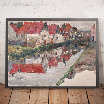 A framed image of 