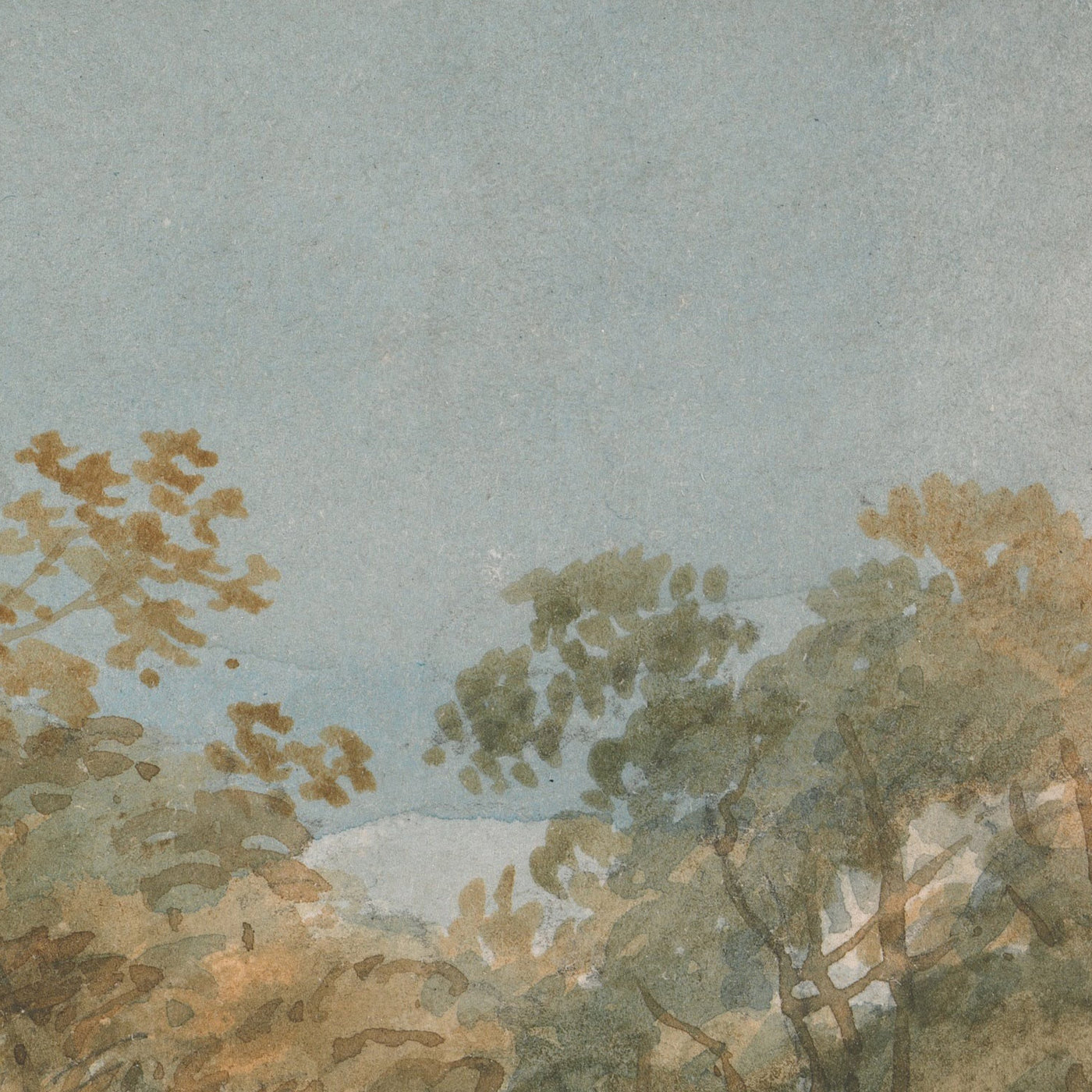 Clare Hall and King’s College Chapel, Cambridge, from the Banks of the River Cam by Turner, 1793