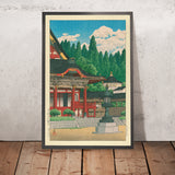 Grande Tempio Rosso di Hasui Kawase, 1935 