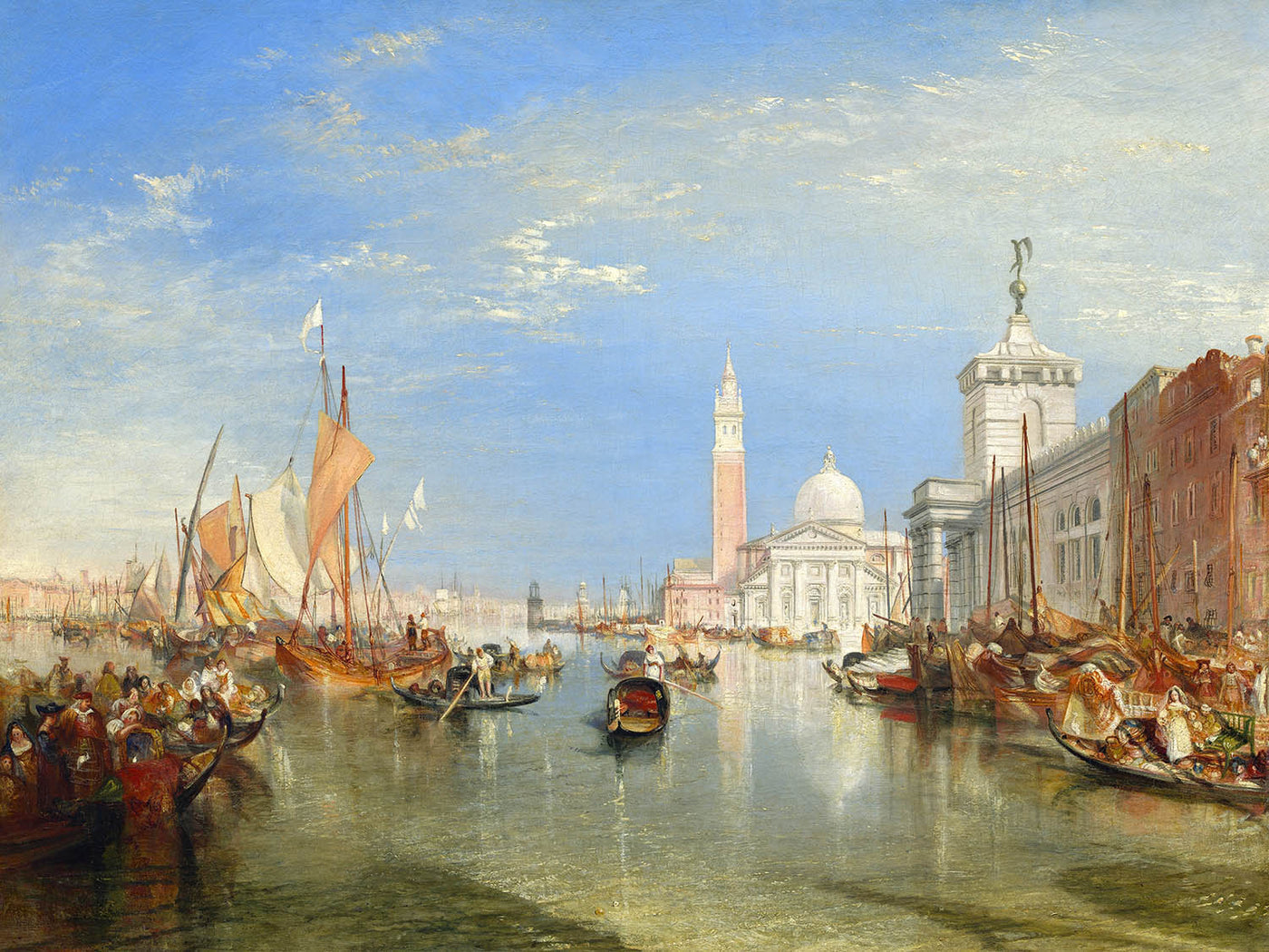 Venice – The Dogana and San Giorgio Maggiore by Turner, 1834