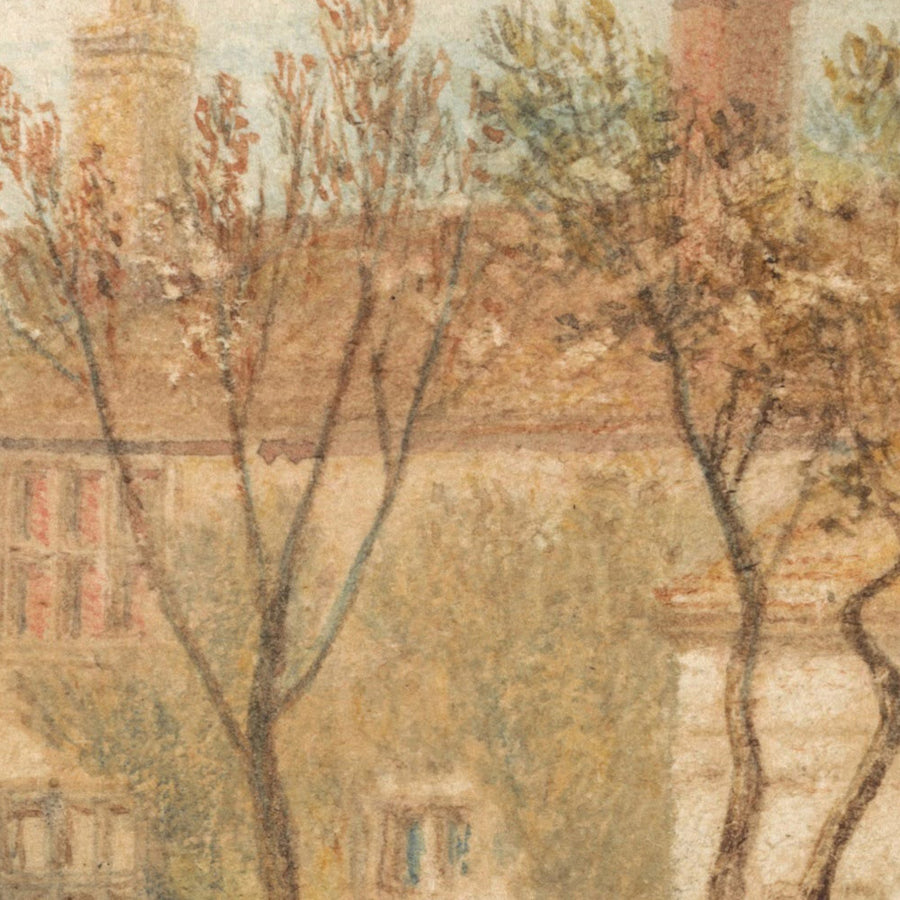 Steeton Manor House près de Farnley par Turner, 1815 